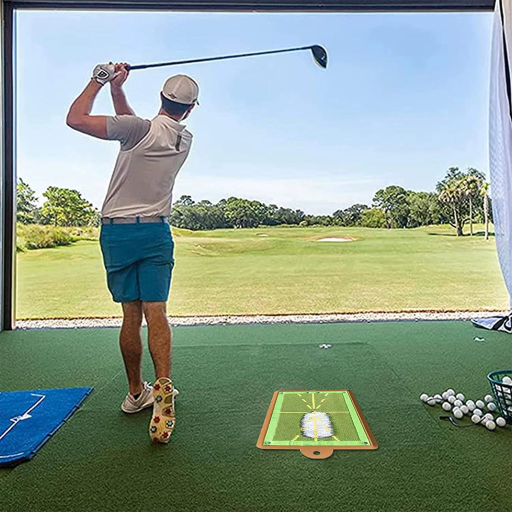 SwingPerfect Golf Training Mat – Portable Swing Detection & Impact Tracing Aid for Better Golf Shots